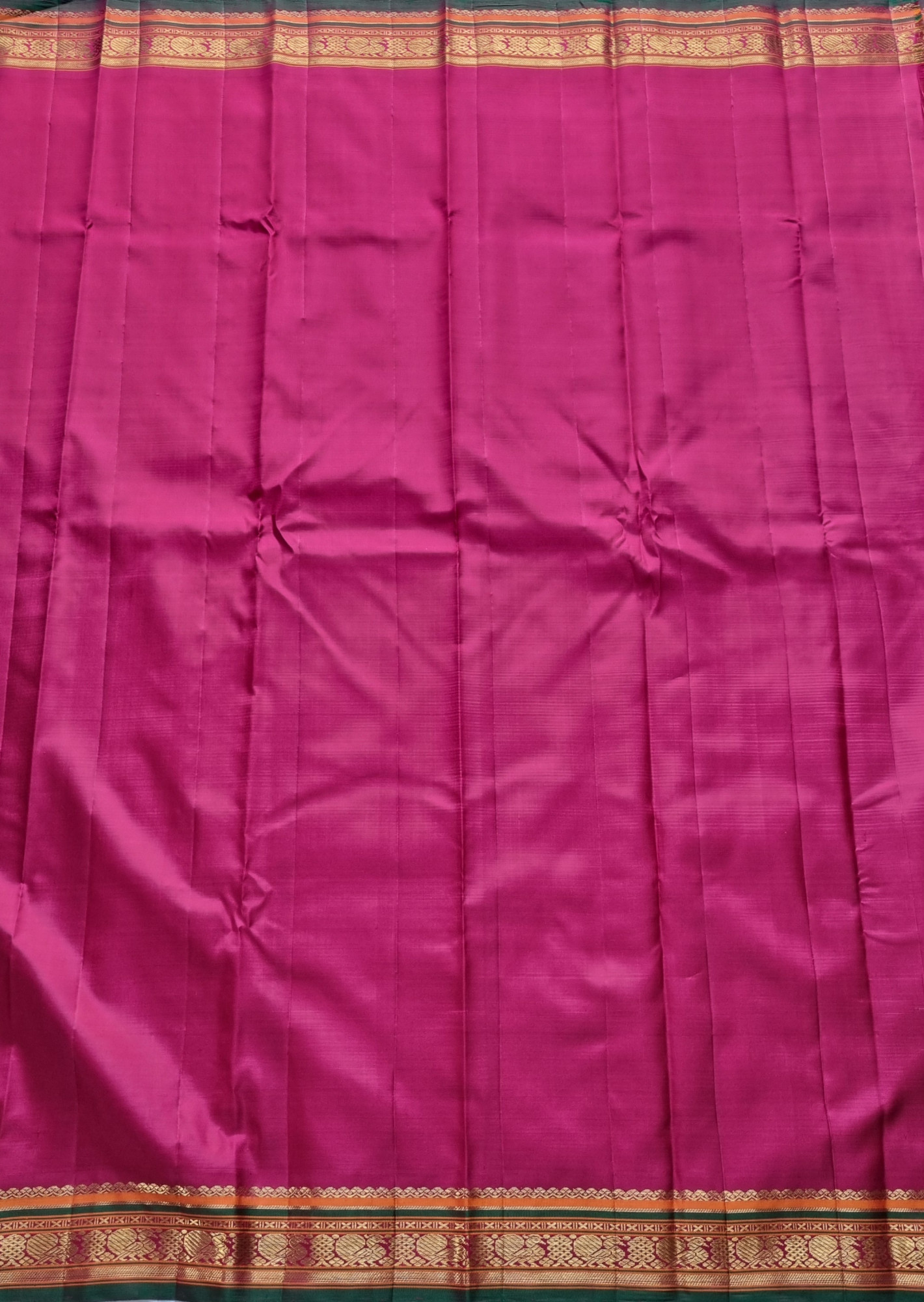 Pavazhavalli - Revival  Kai Korvai Adai Kanjivaram rust