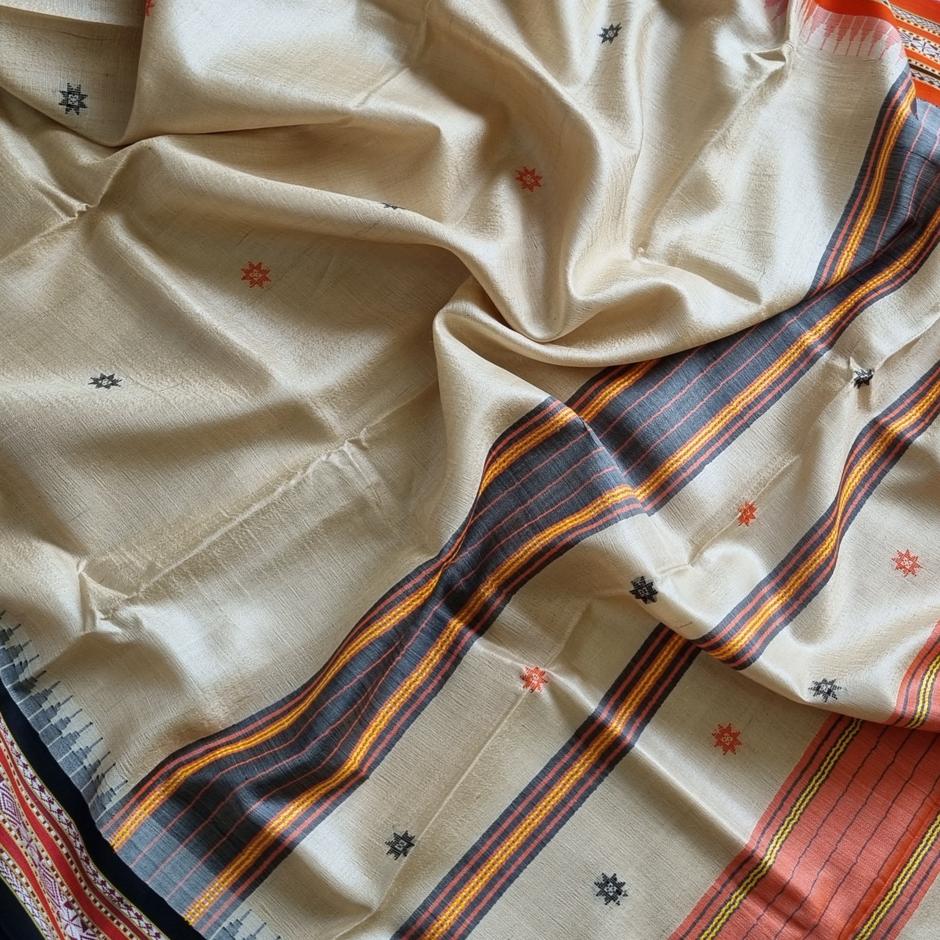 Vidarbha tasar Karvati kinar Ganga Jamuna with buttas