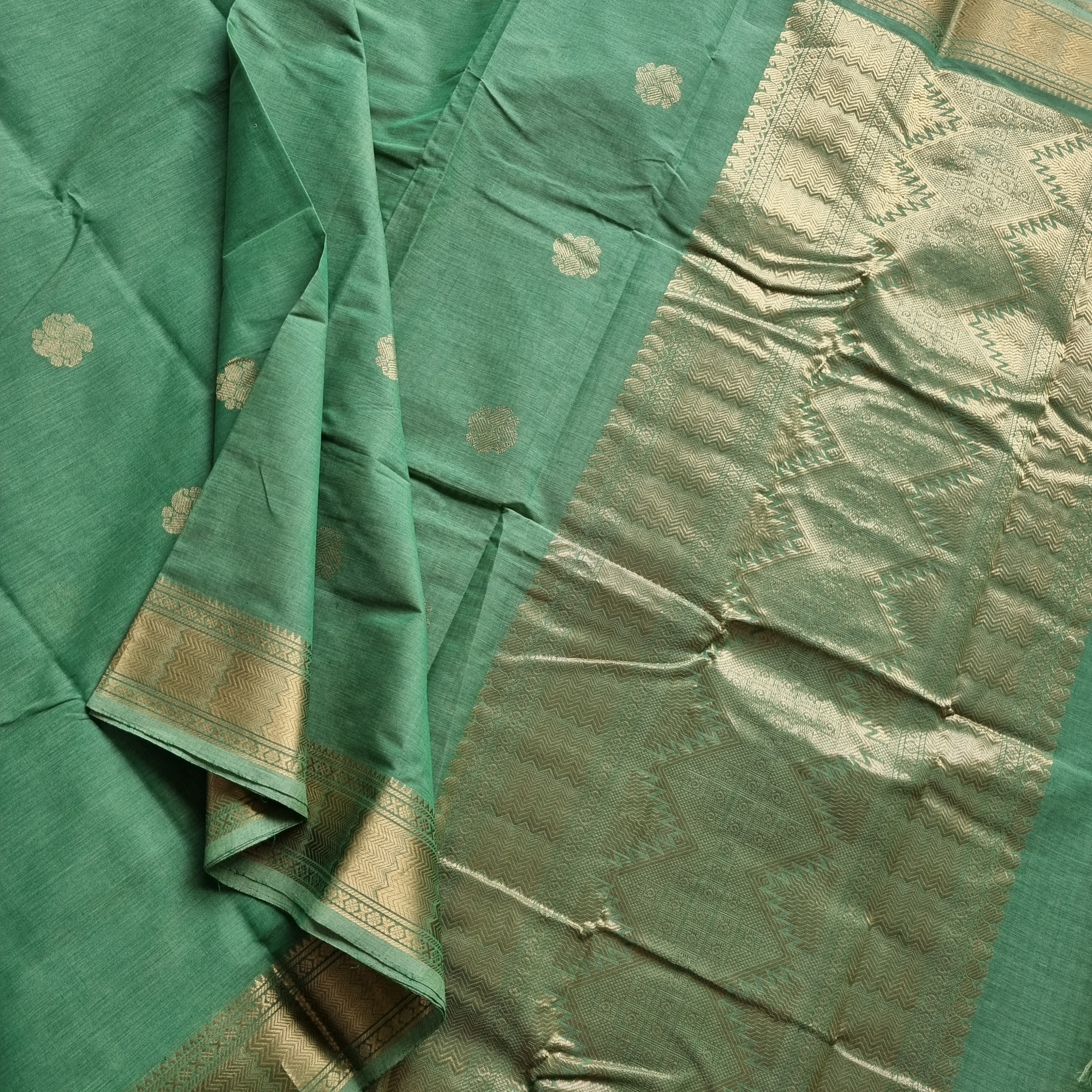 Kanchi Cotton fern green