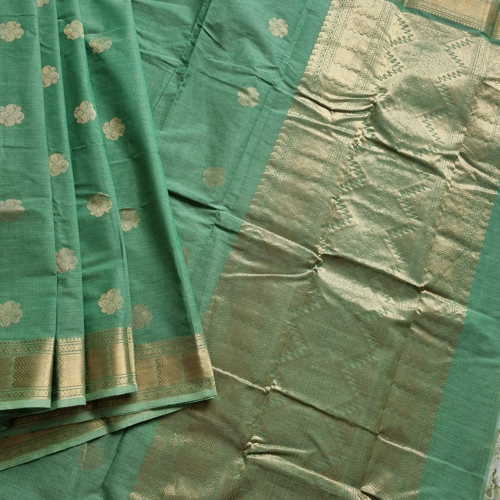 Kanchi Cotton fern green