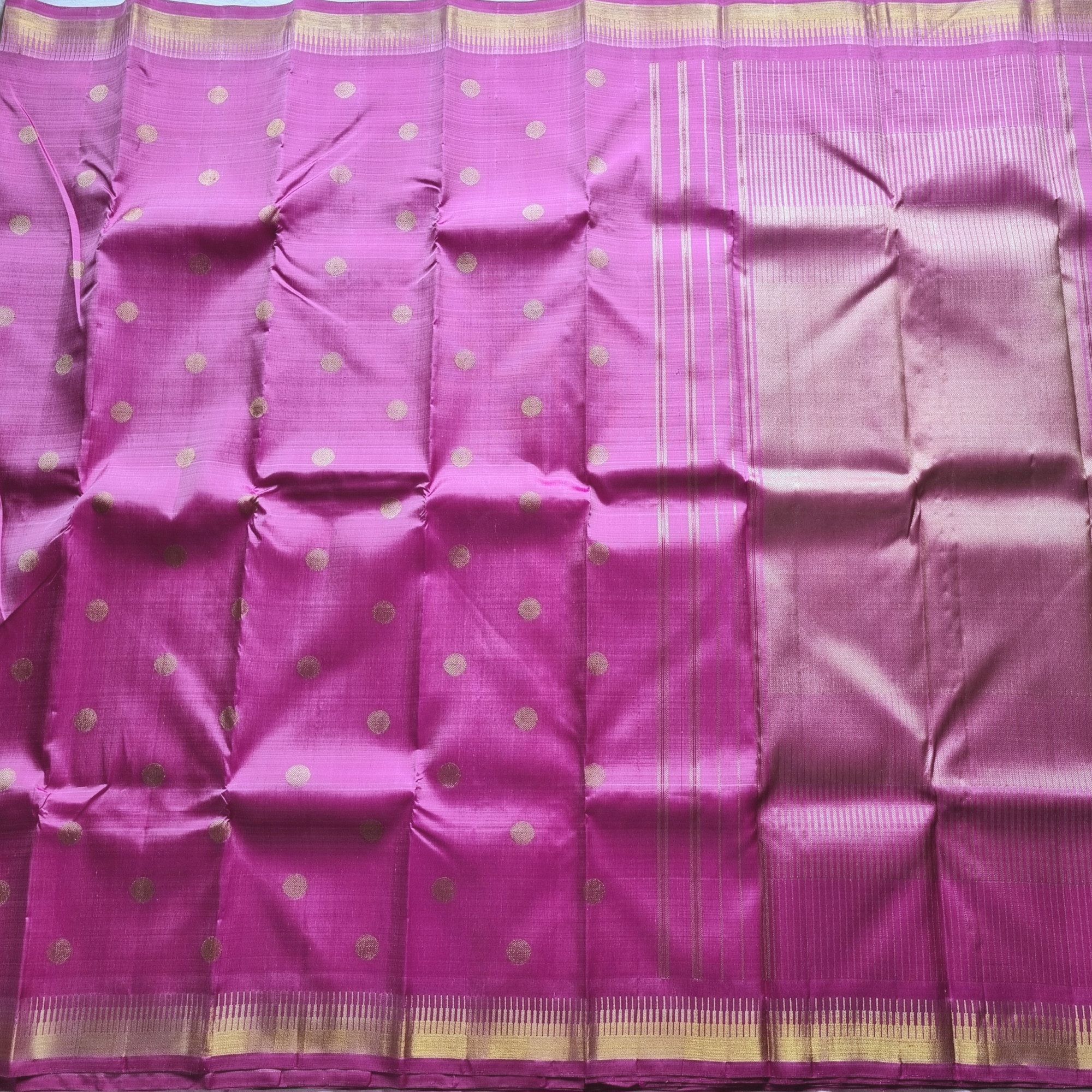Kanjivaram silk mauve pink