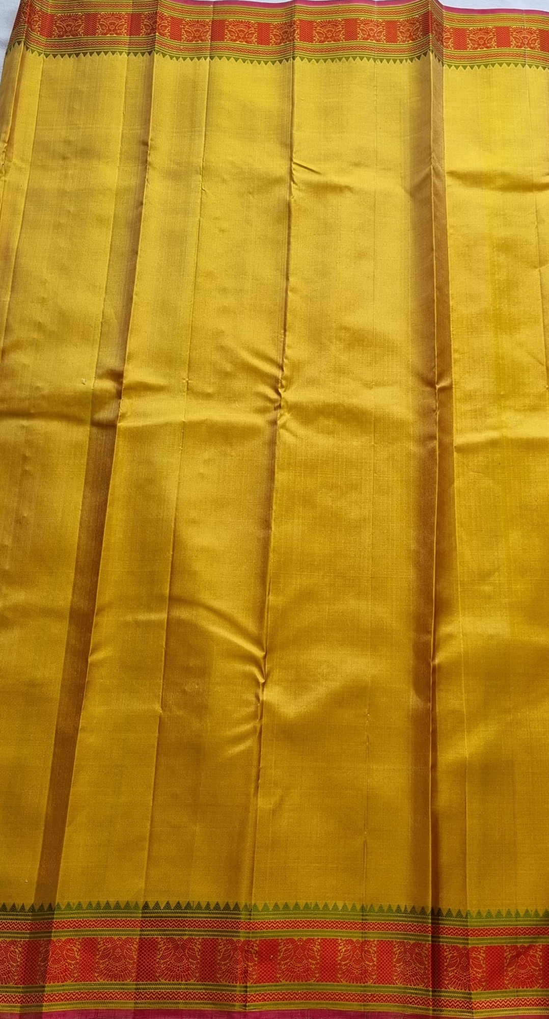 Kanjivaram Silk beige threadwork