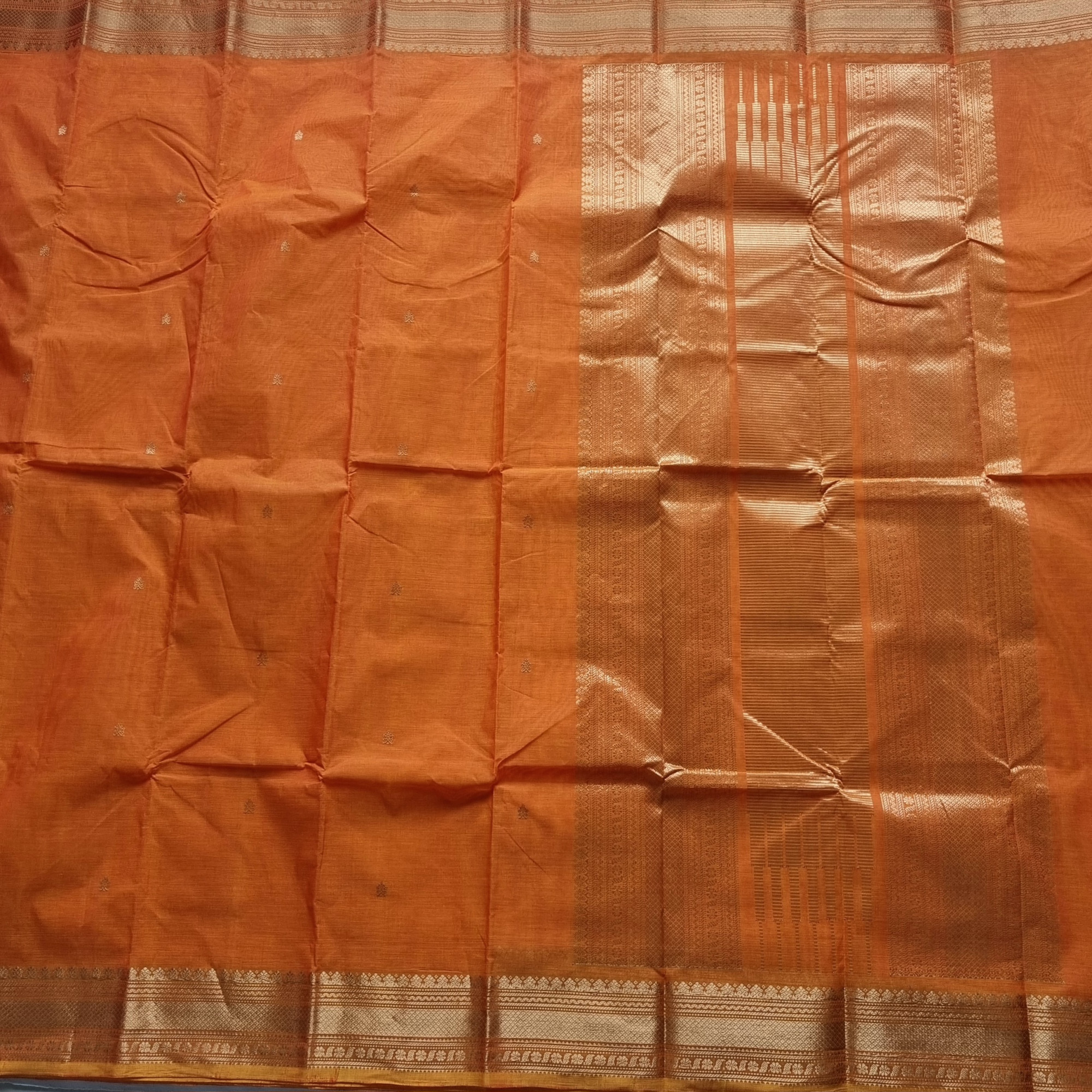 Kanchi Cotton light shot Orange