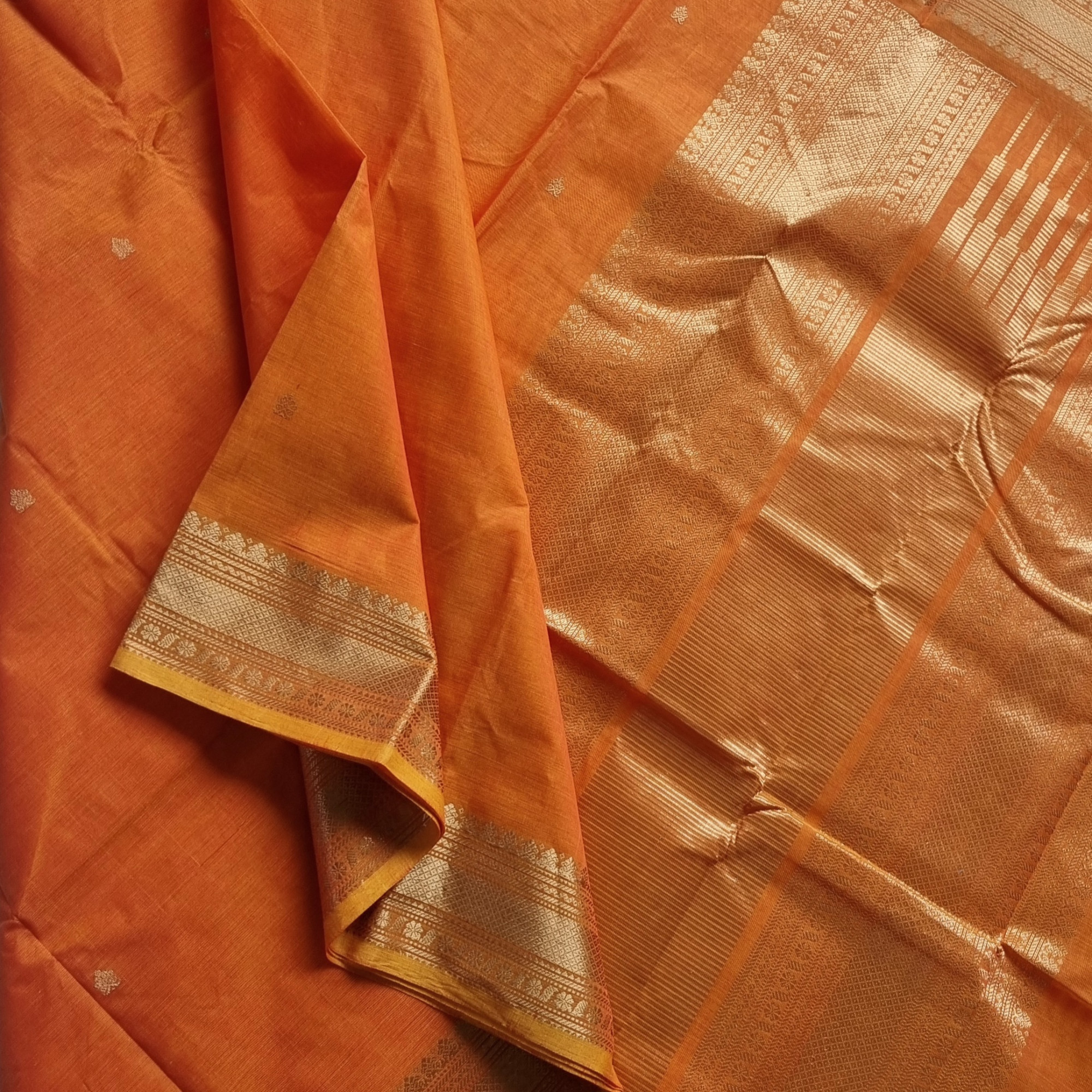 Kanchi Cotton light shot Orange