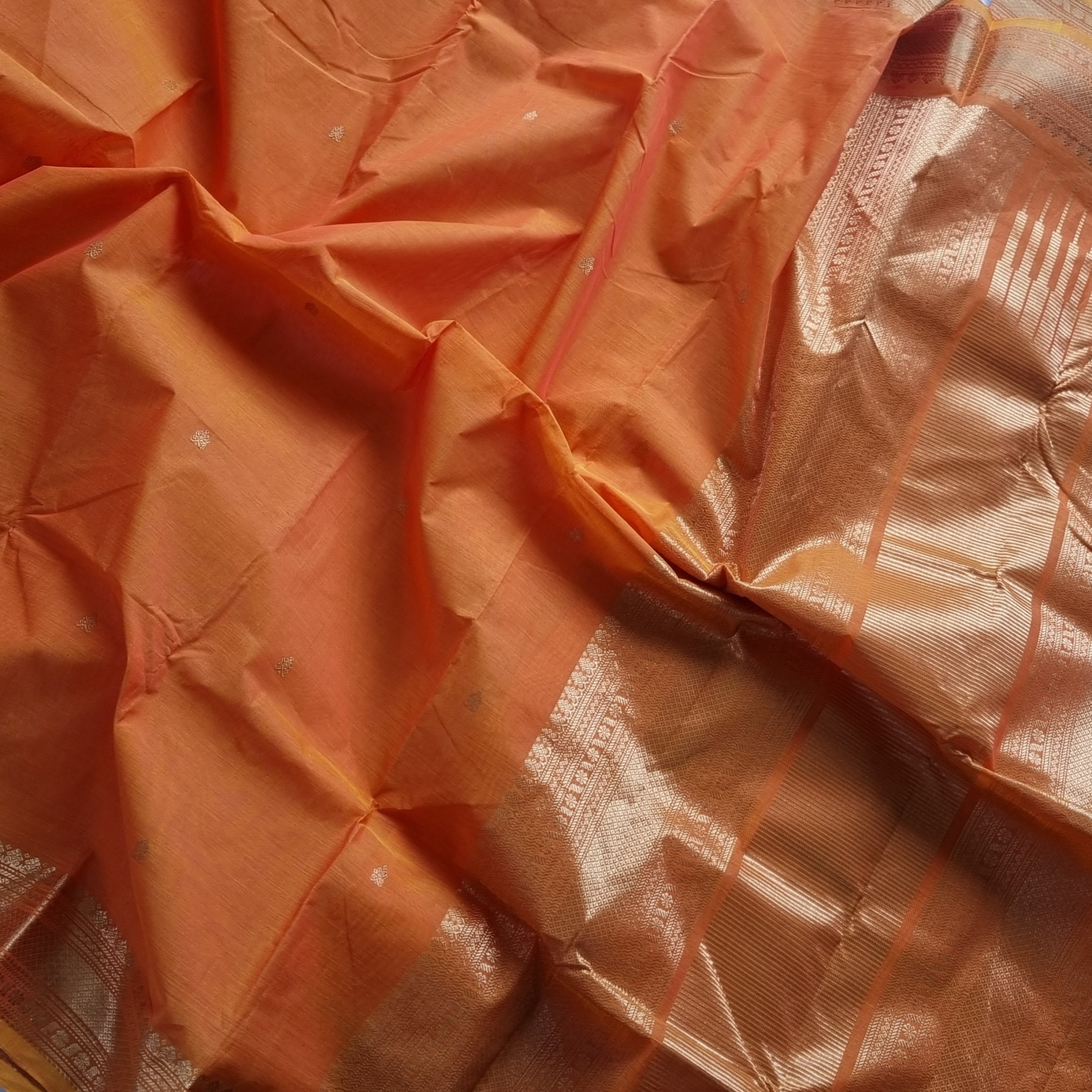 Kanchi Cotton light shot Orange