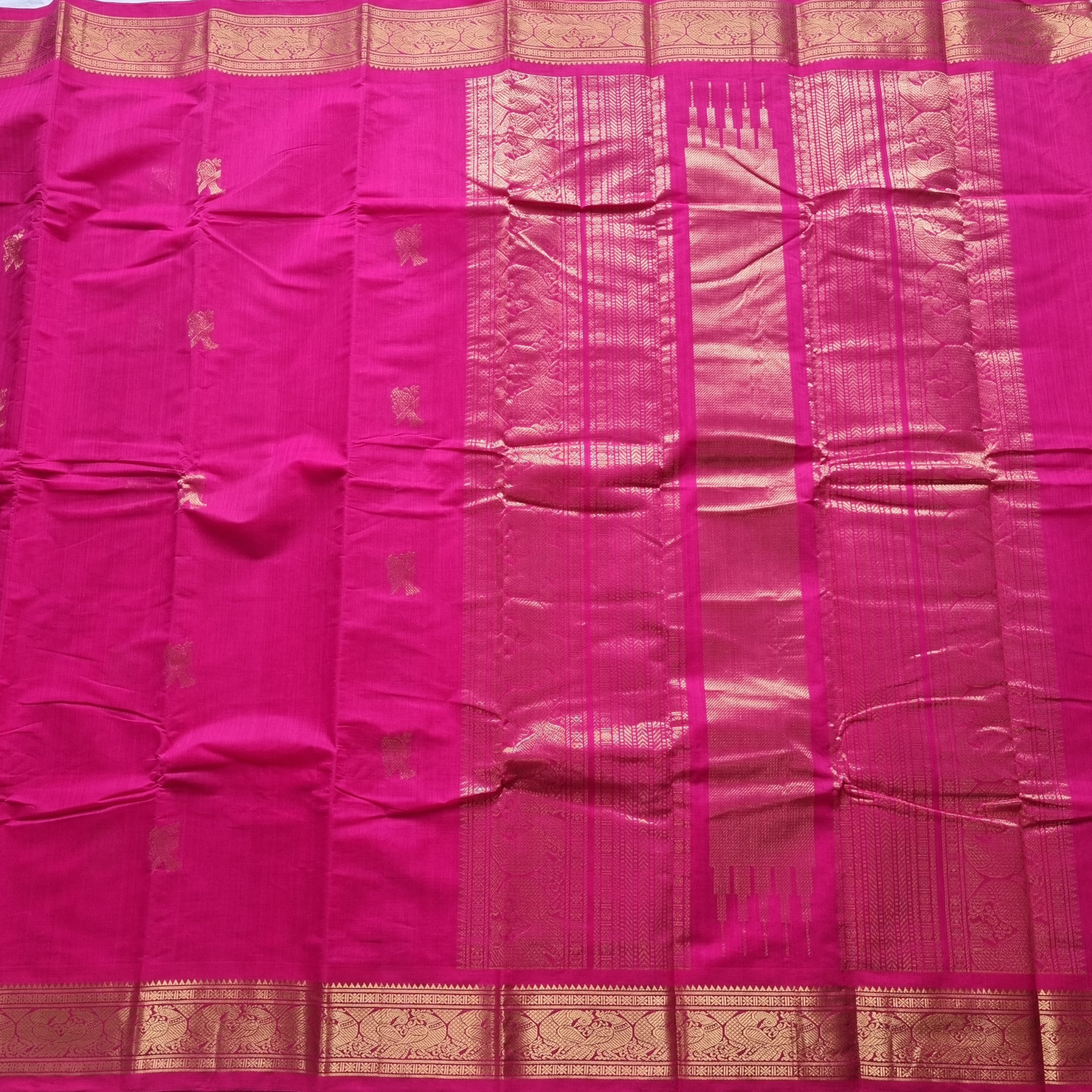 Kanchi Cotton festive pink