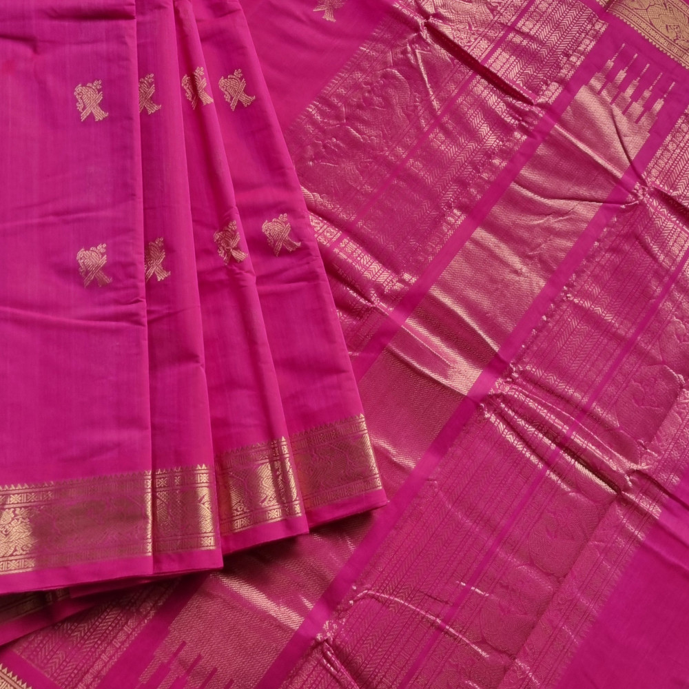 Image of Kanchi Cotton festive pink