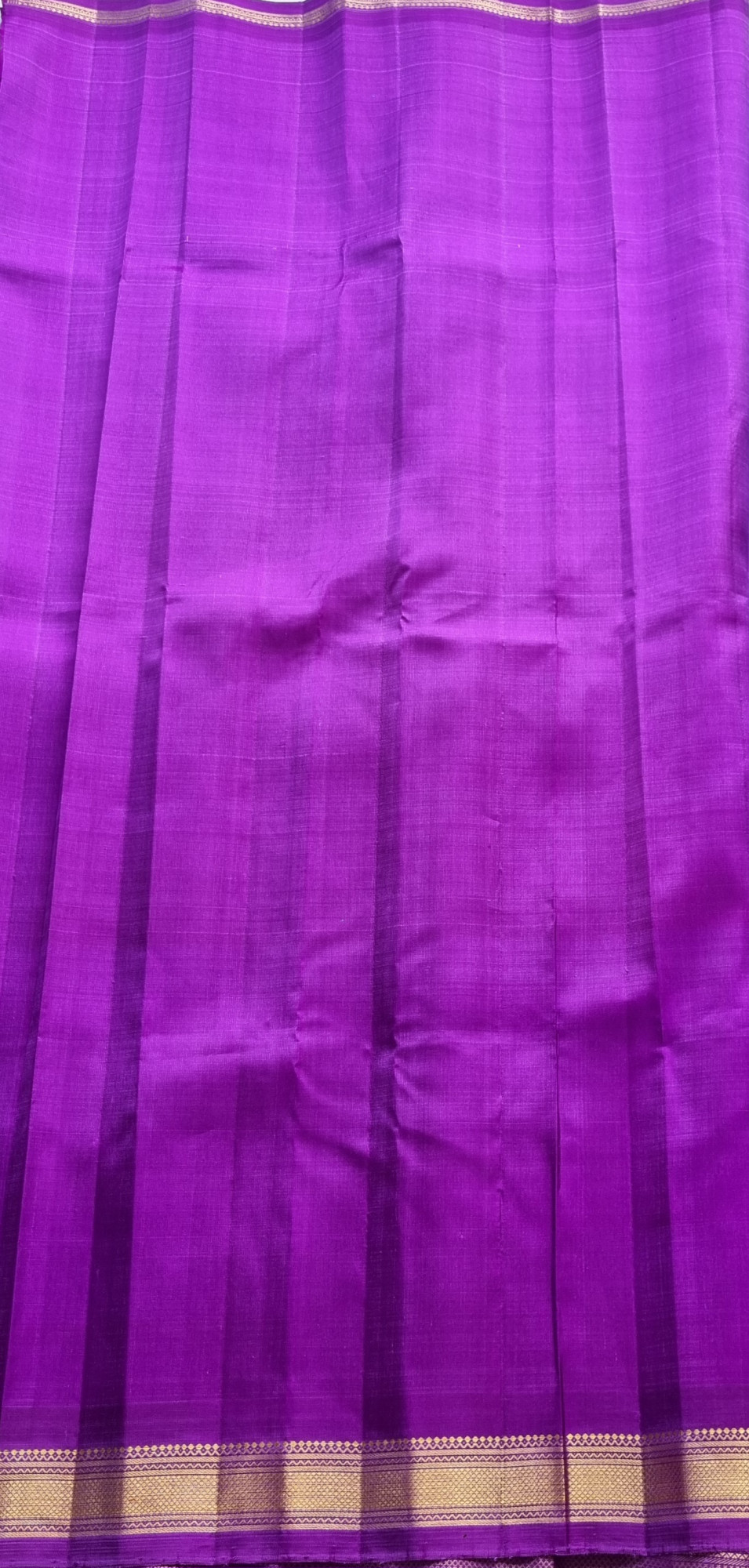 Kanjivaram Silk shot blue with plus buttas