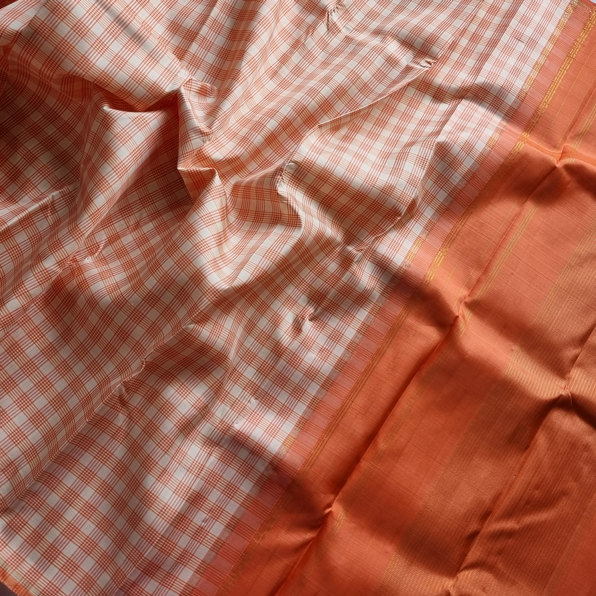 Kanjivaram Silk  tartan