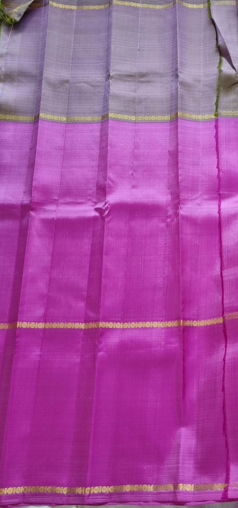 Kanjivaram Silk Mubbagam in a rare combo