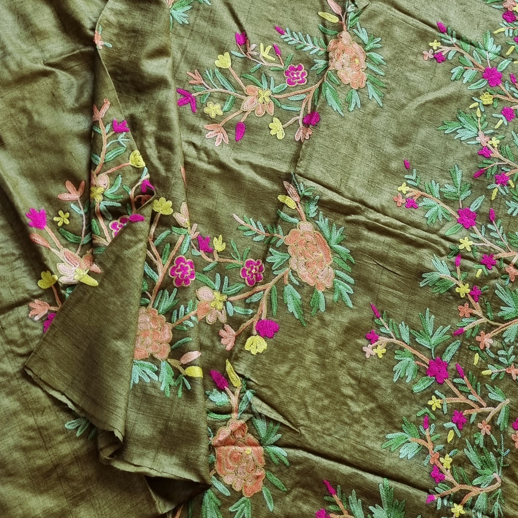 Kashmiri Aari X tussar
