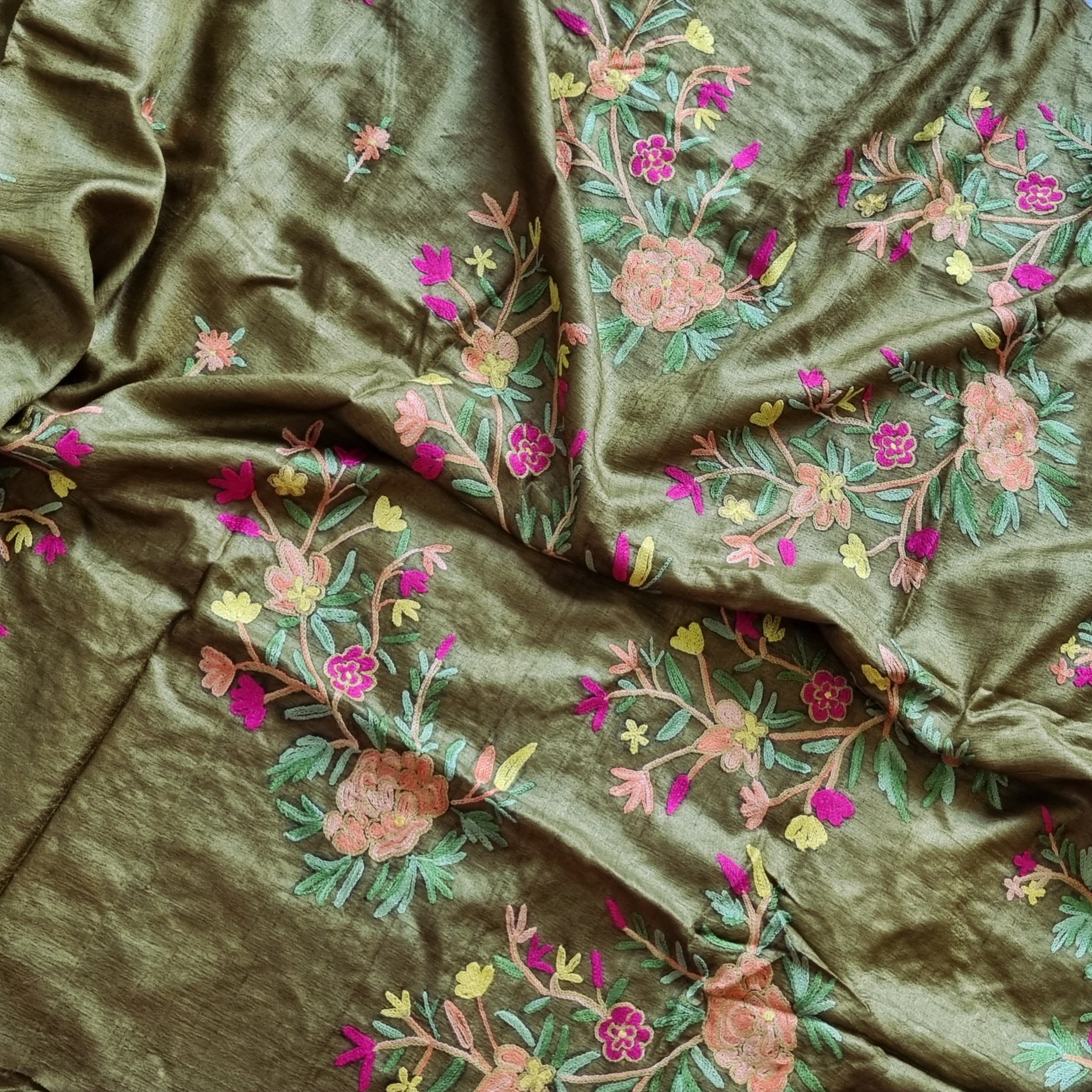 Kashmiri Aari X tussar
