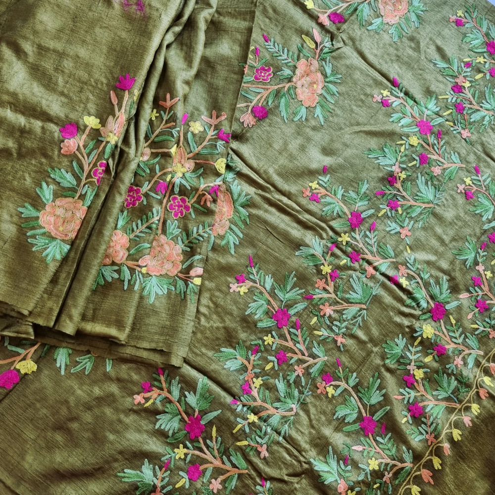 Image of Kashmiri Aari X tussar