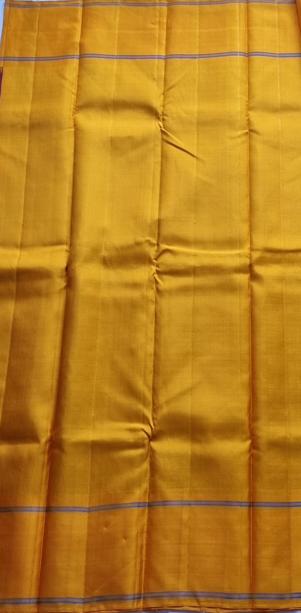 Kanjivaram Korvai brown stripes