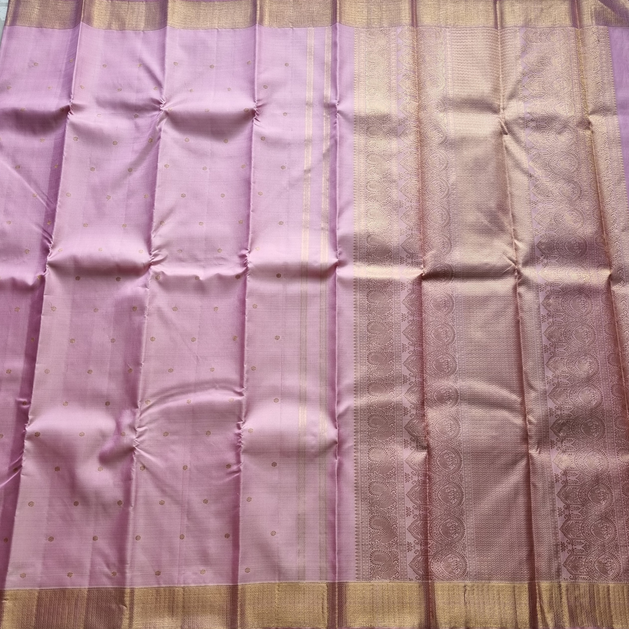 Kanjivaram Silk pink Vaira Oosi