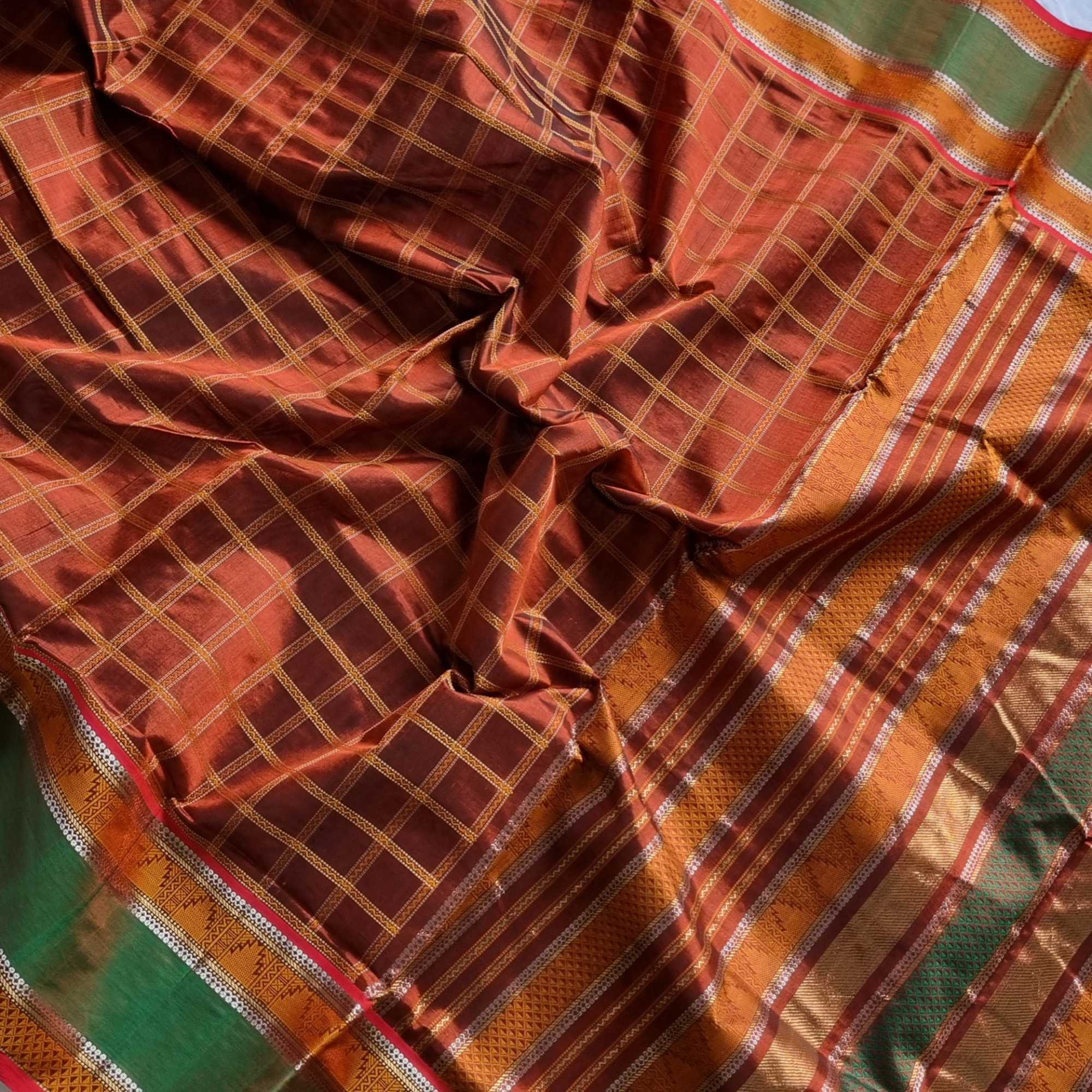 Kanchi Silkcotton Rust kattam