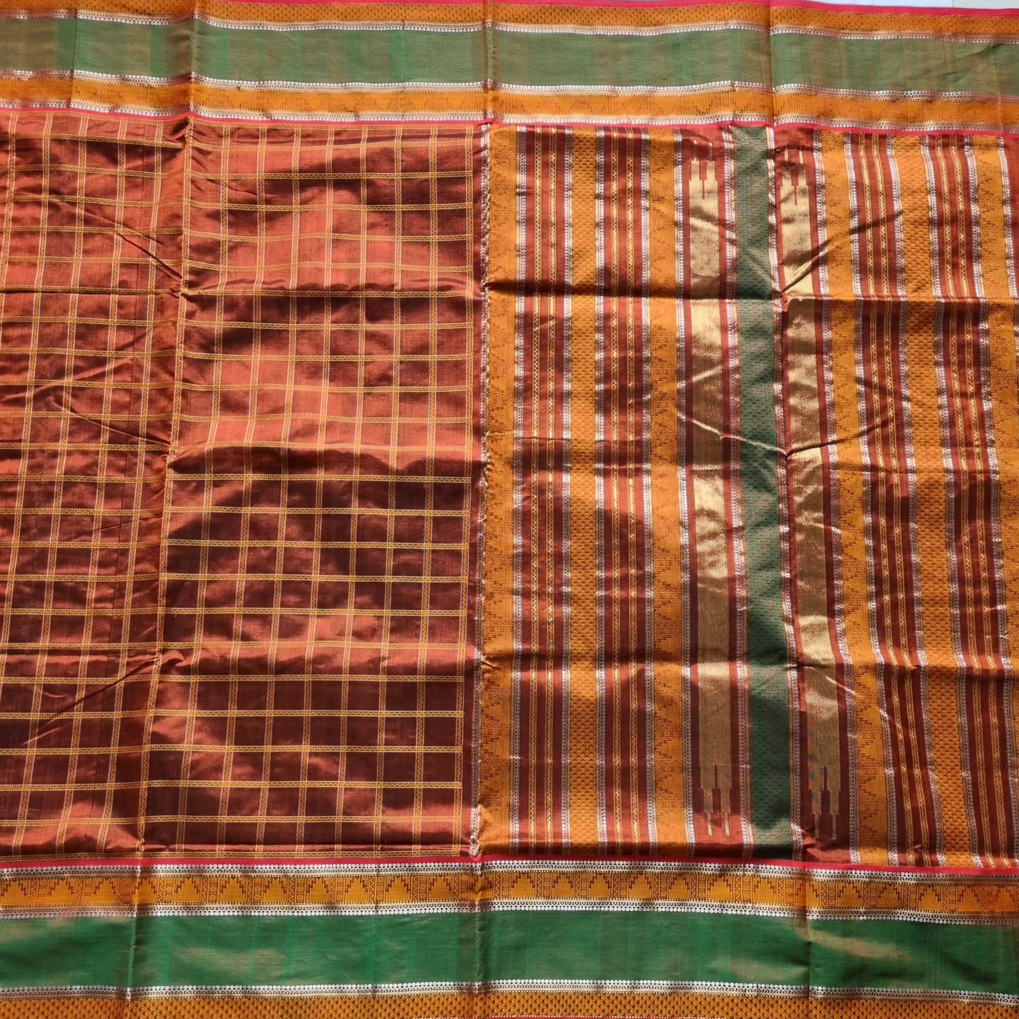 Kanchi Silkcotton Rust kattam