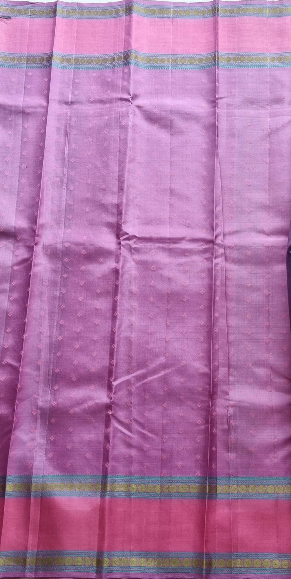 Kanjivaram Silk lavender threadwork