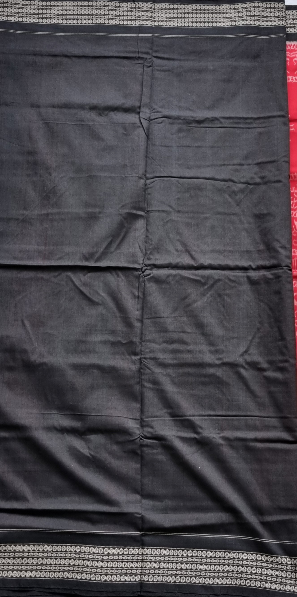 Cotton Ikat Red Saura Sambalpuri