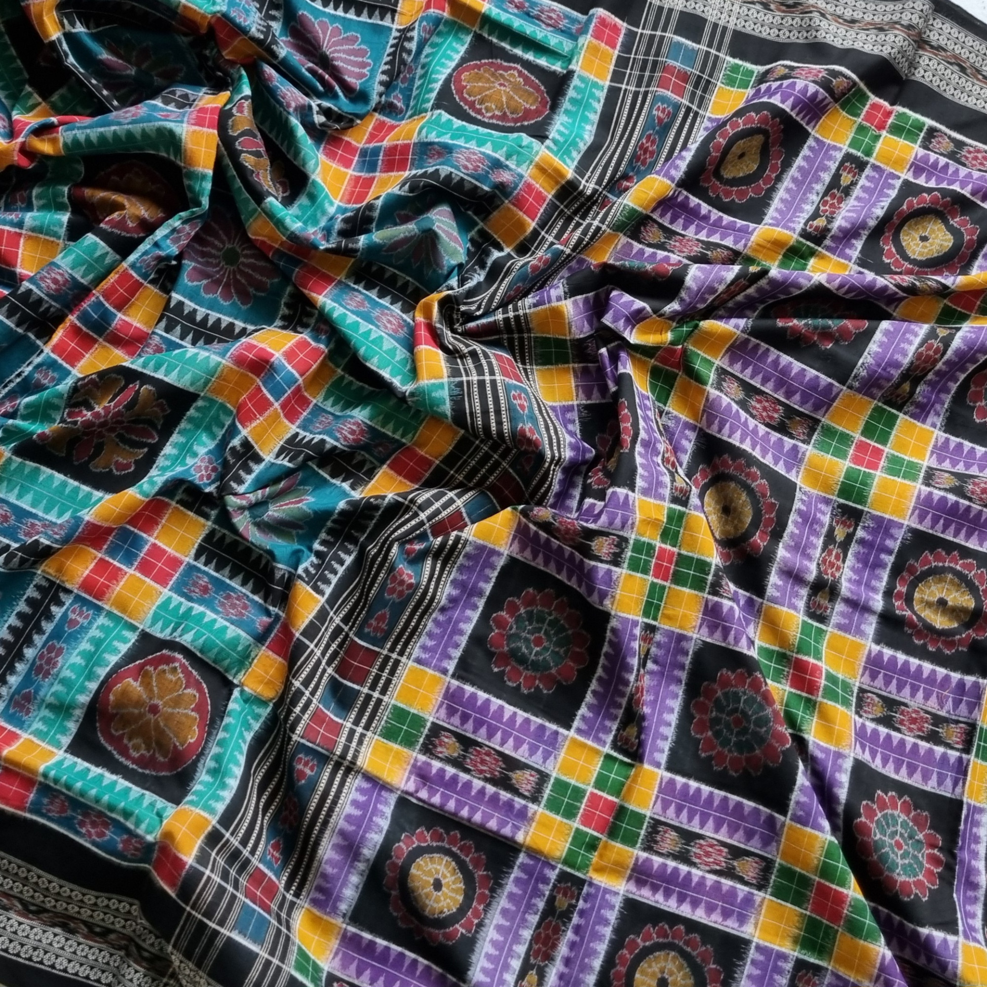 Cotton Ikat Utkal Lakshmi Sambalpuri