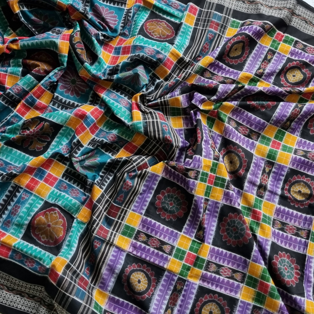 Image of Cotton Ikat Utkal Lakshmi Sambalpuri