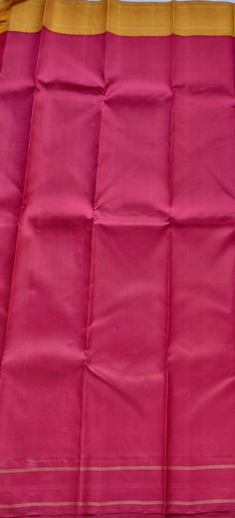 Kanjivaram silk  MS blue Kai Korvai Ganga Jamuna borders and  Adai weaving