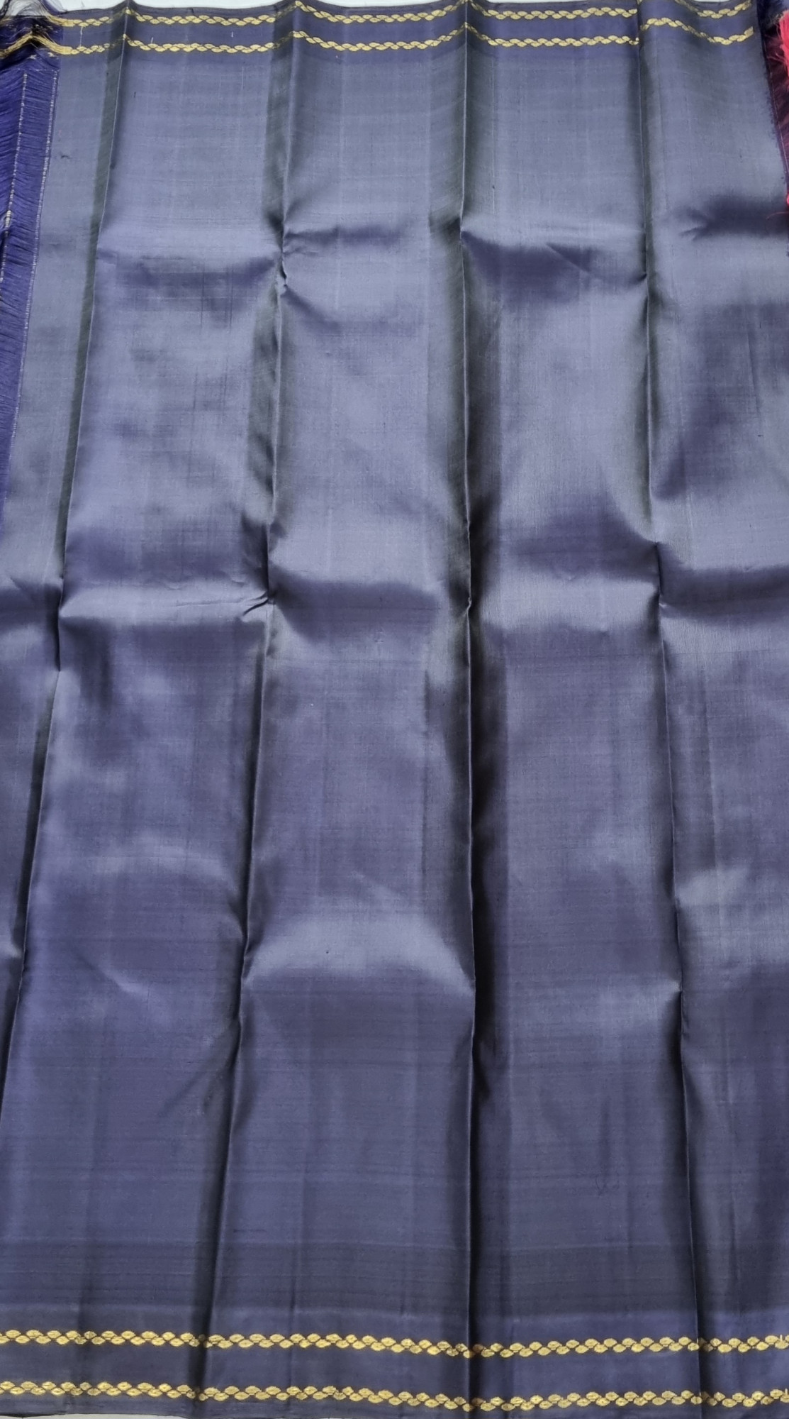 Kanjivaram Silk ennai arakku and blue