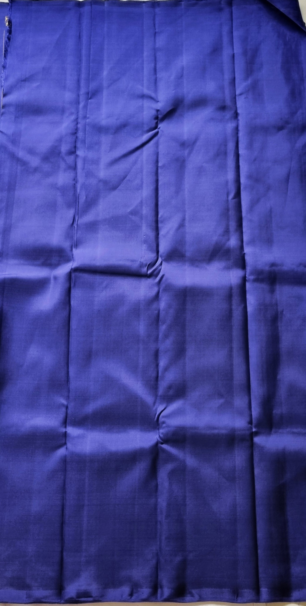 Kanjivaram Silk blue with lotus motifs