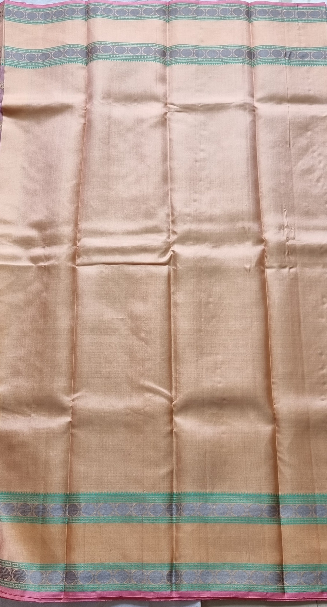 Kanjivaram Silk mauve threadwork