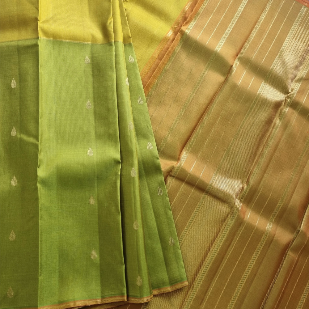 Image of Kanjivaram Silk half and half