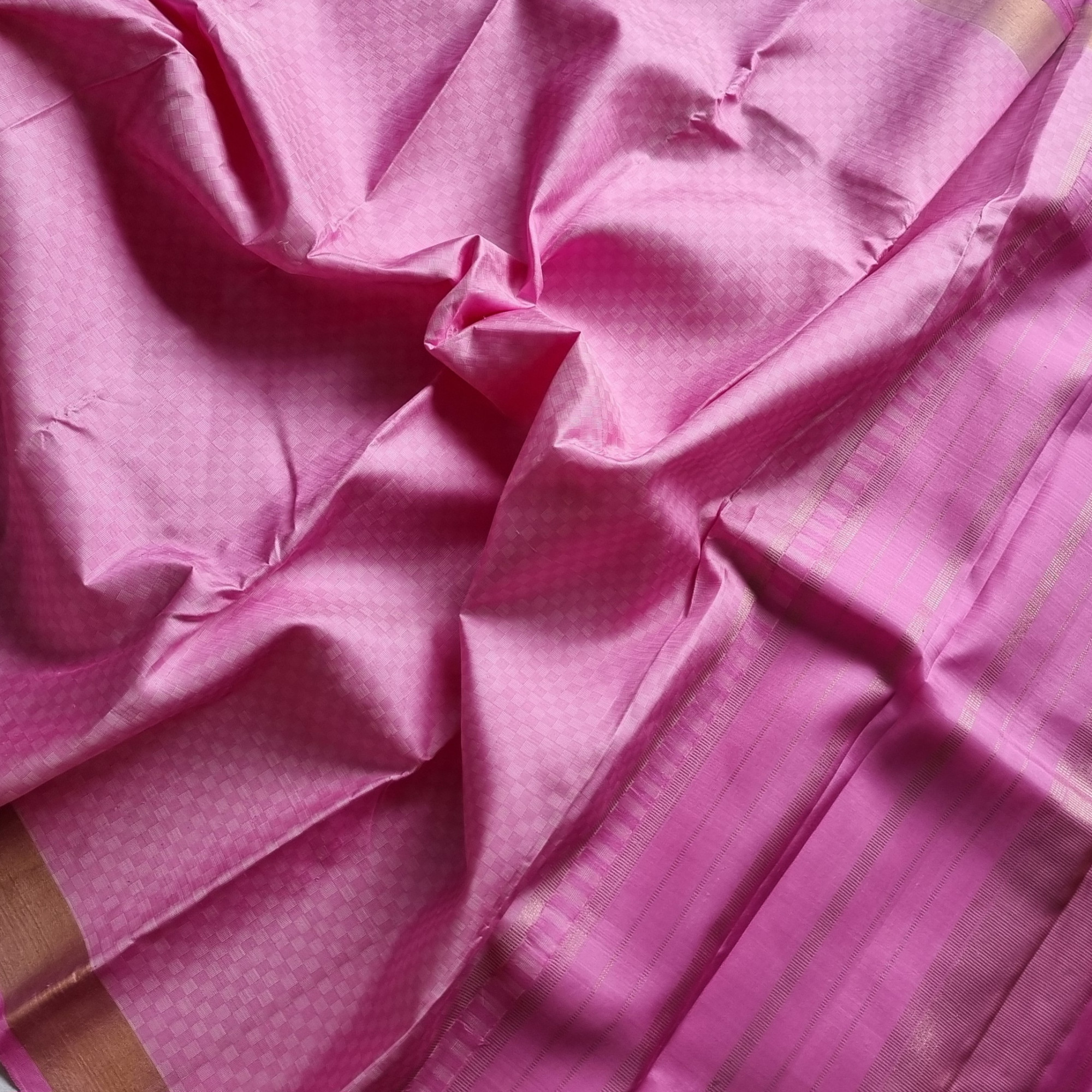 Kanjivaram Silk paimadi shades of pink