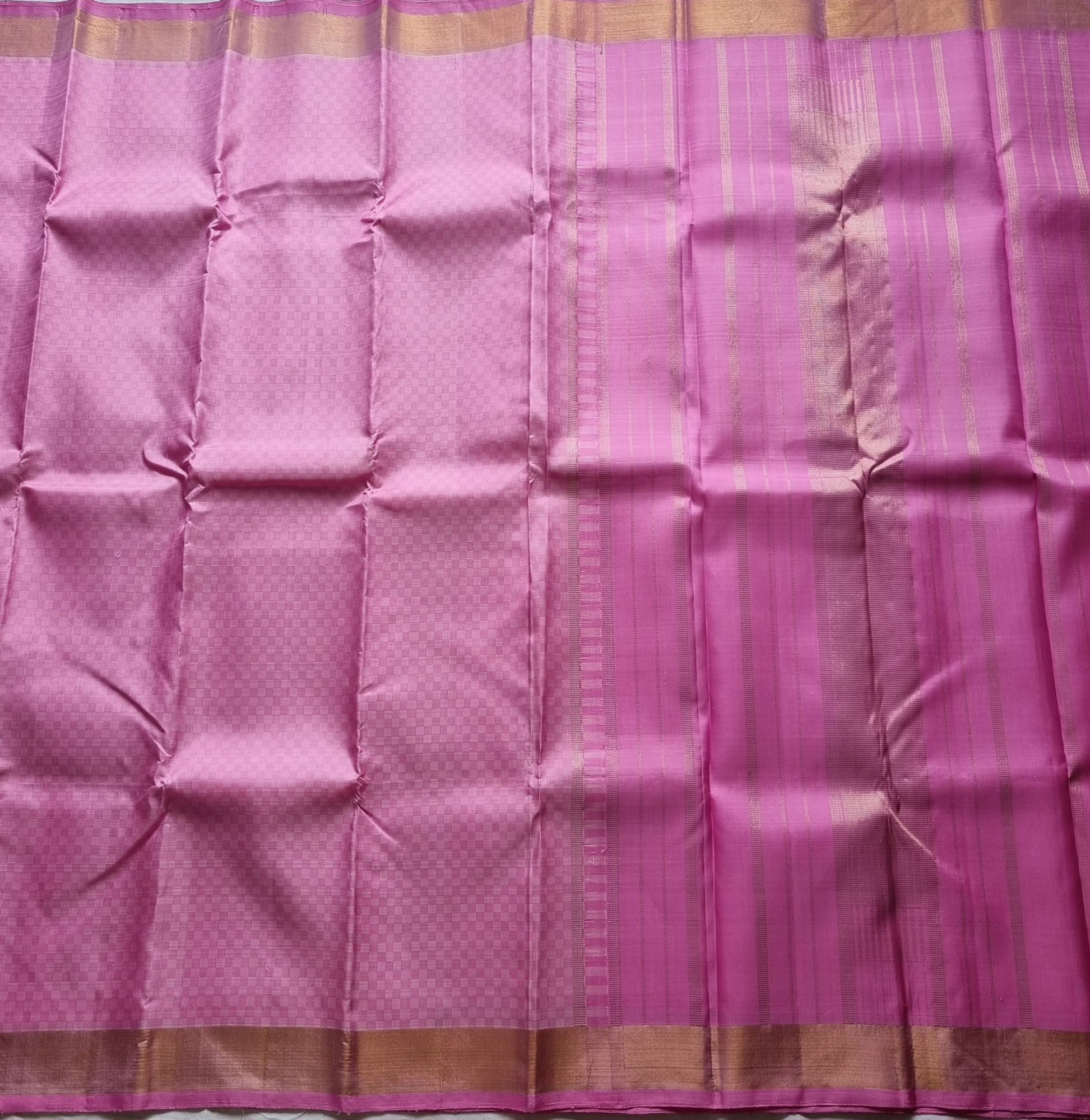 Kanjivaram Silk paimadi shades of pink