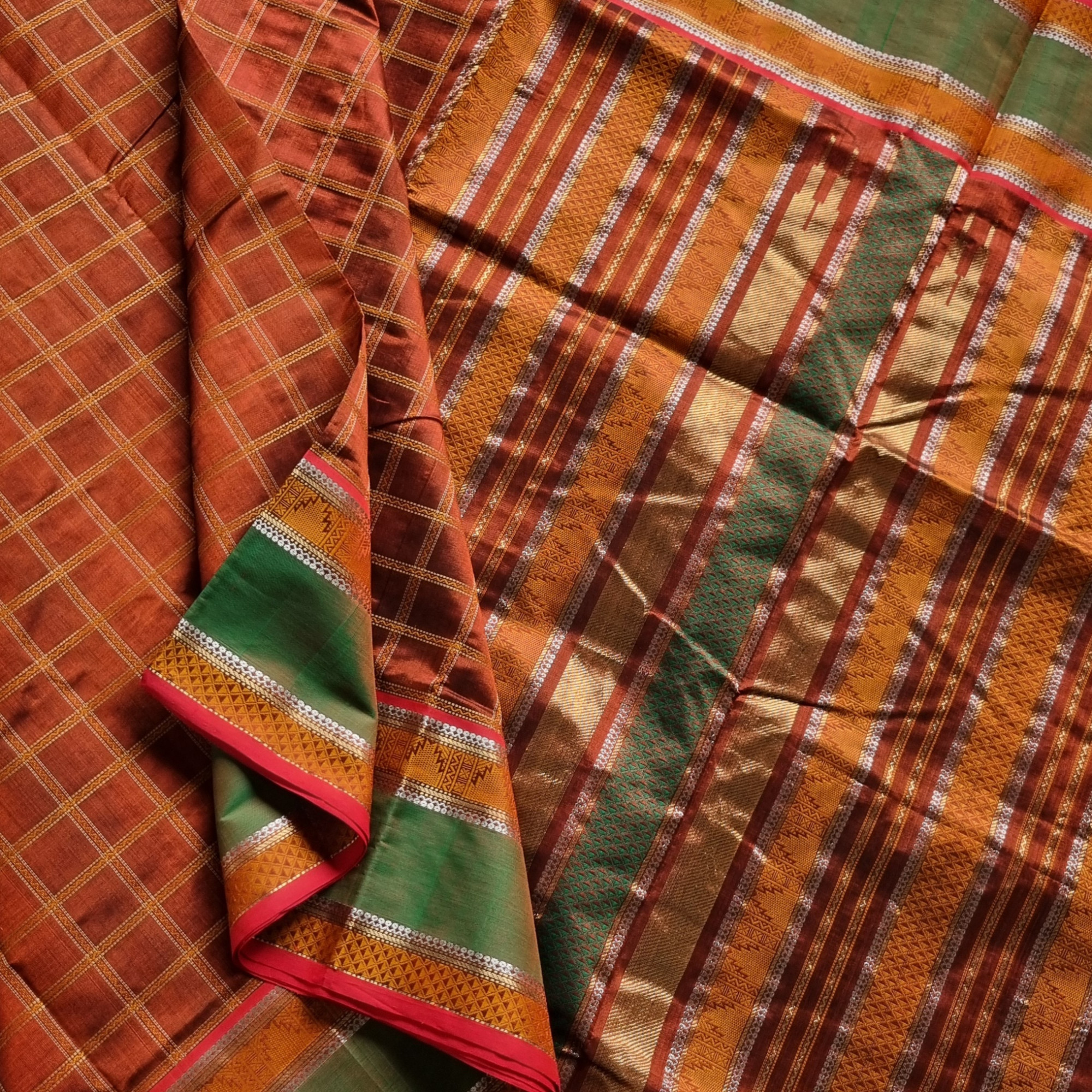 Kanchi Silkcotton Rust kattam