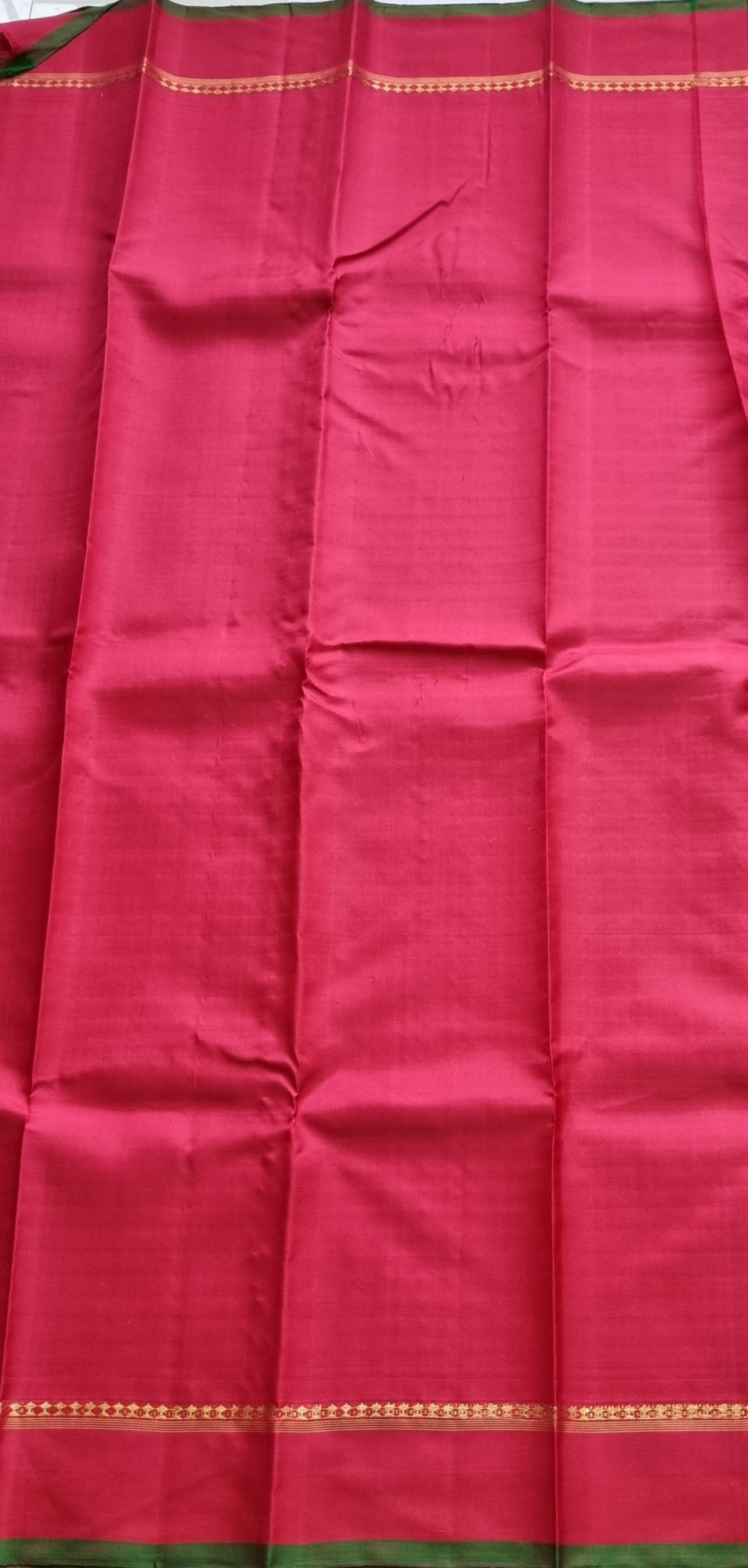 Kanjivaram Silk arakku red kattam