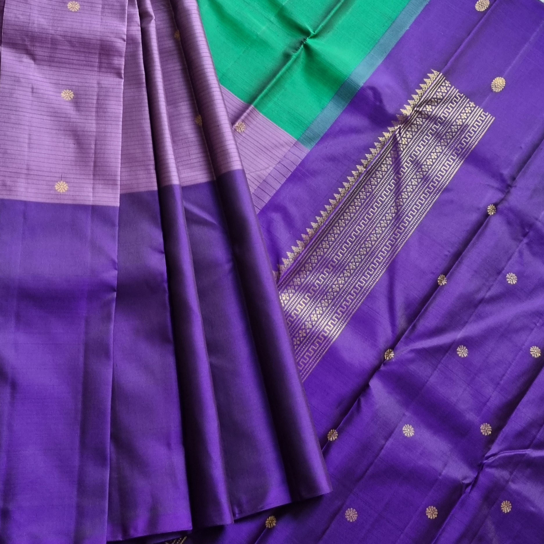 Kanjivaram Silk unique Mubbagam