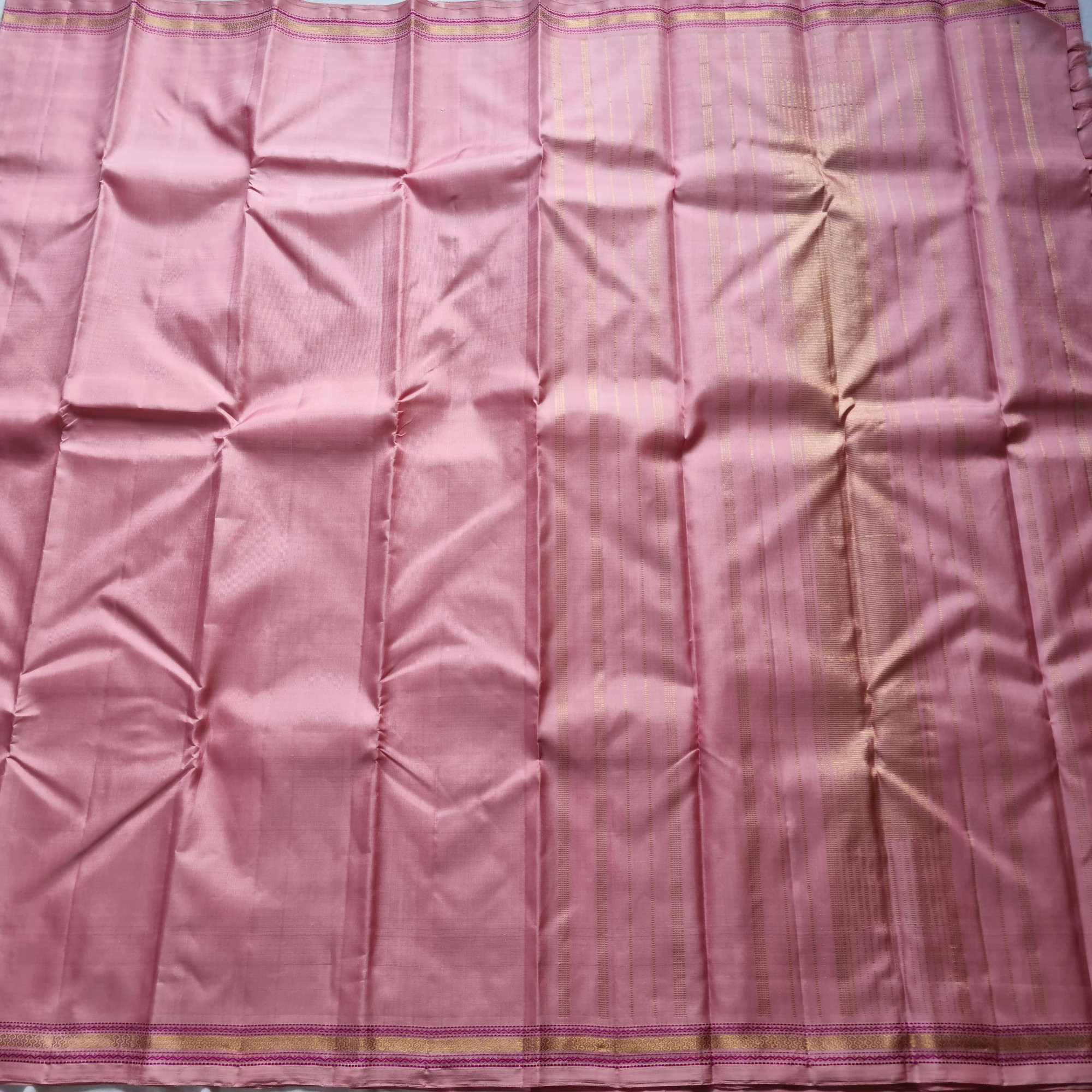 Kanjivaram Silk pastel pink