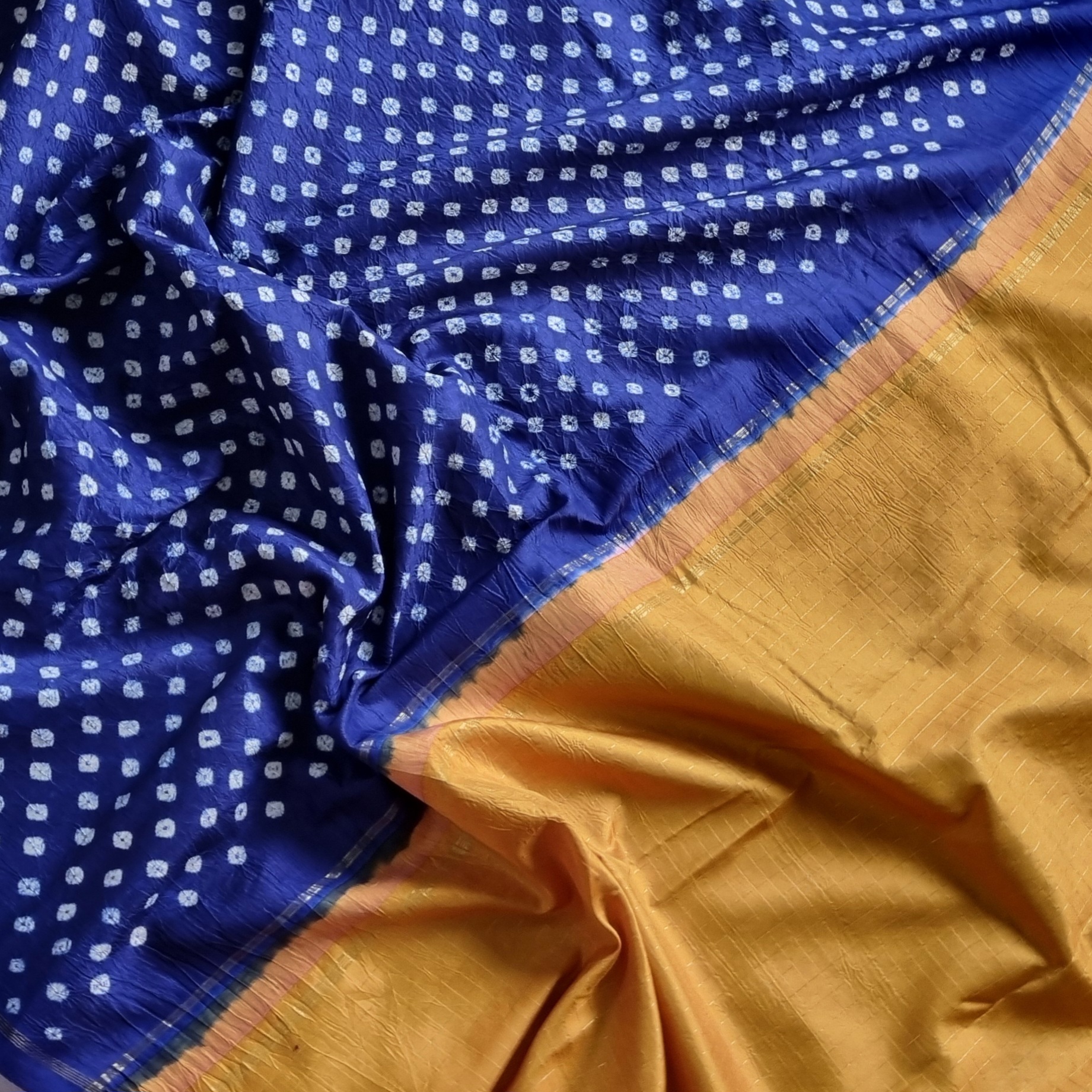 Bandhani X Kanjivaram Silk