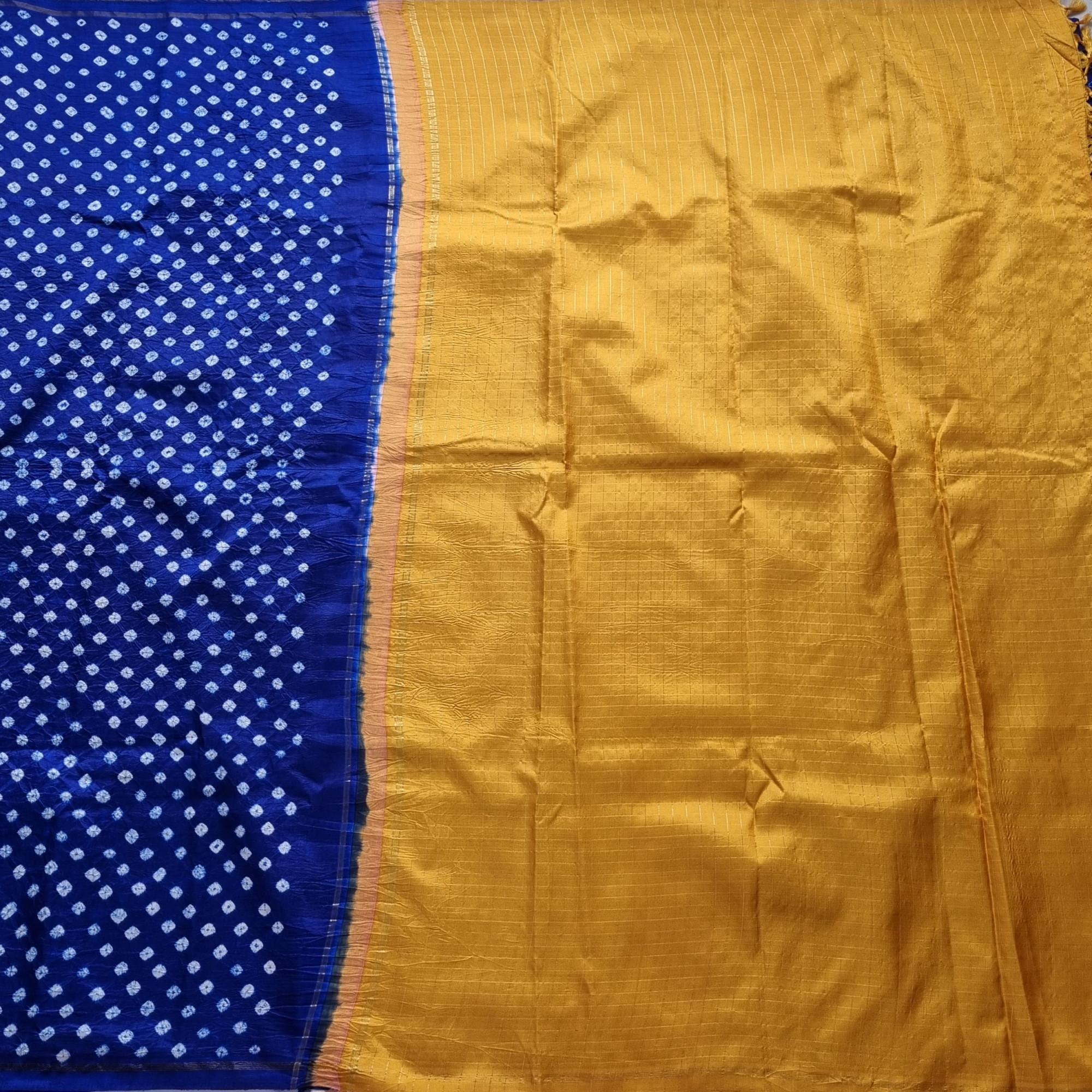 Bandhani X Kanjivaram Silk