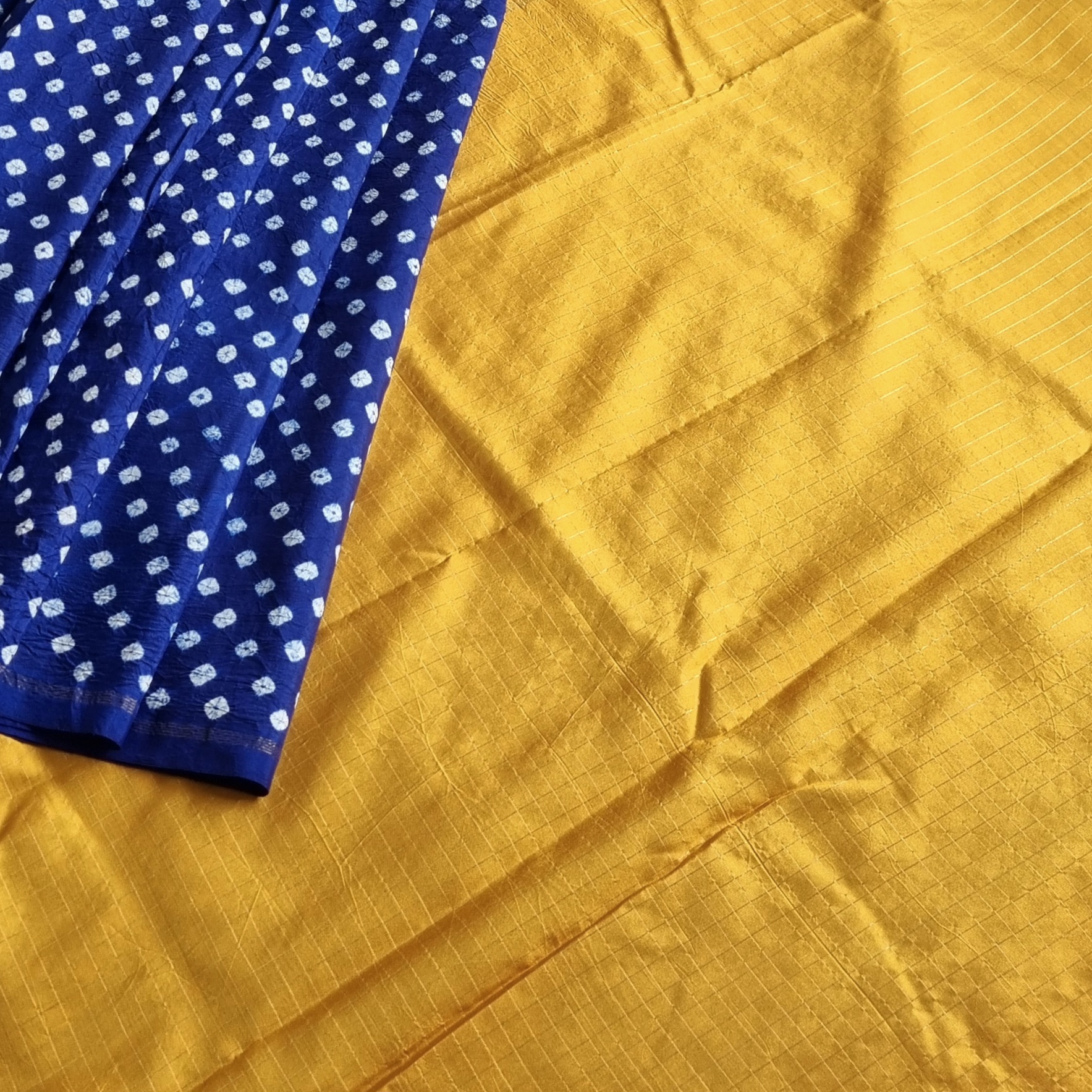 Bandhani X Kanjivaram Silk
