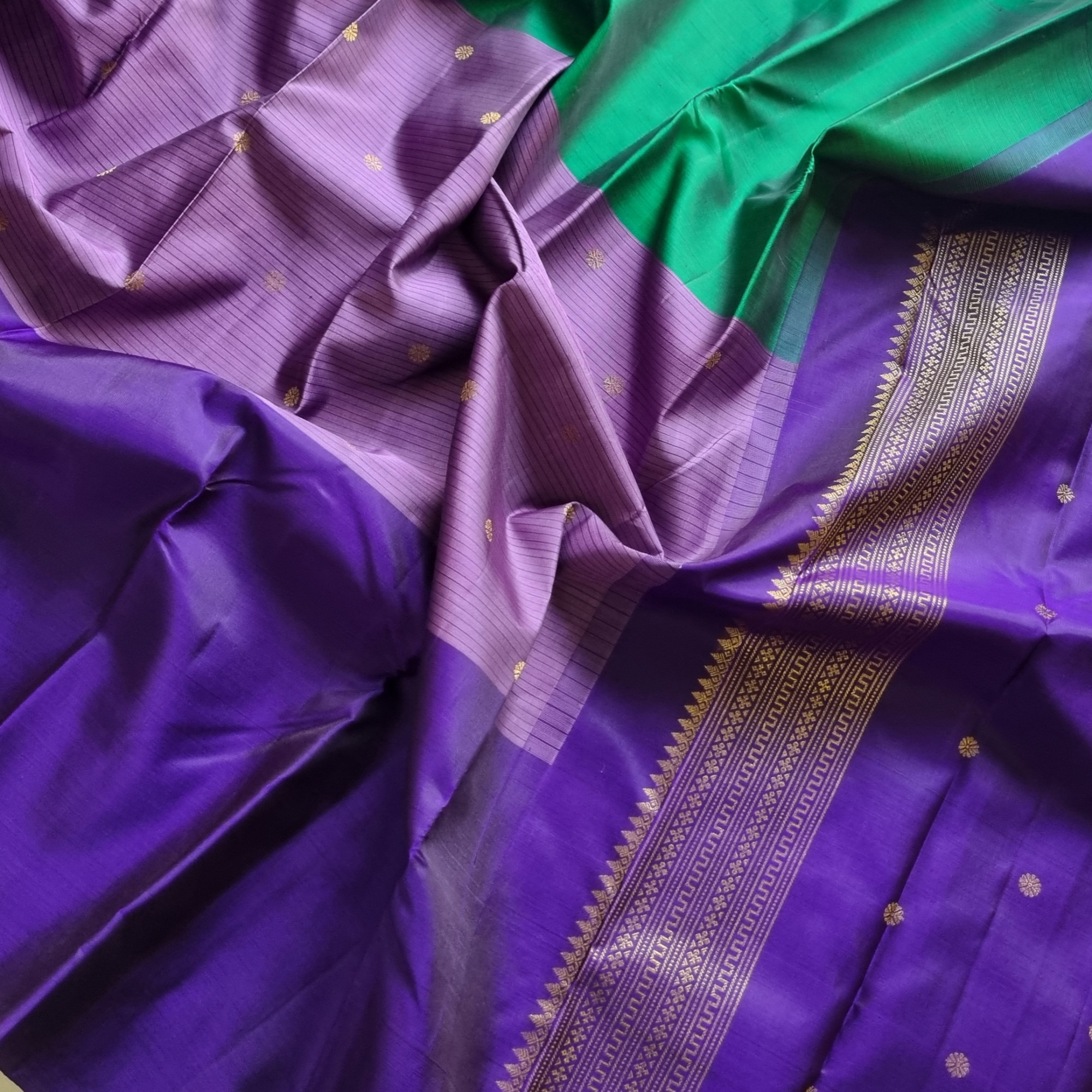 Kanjivaram Silk unique Mubbagam
