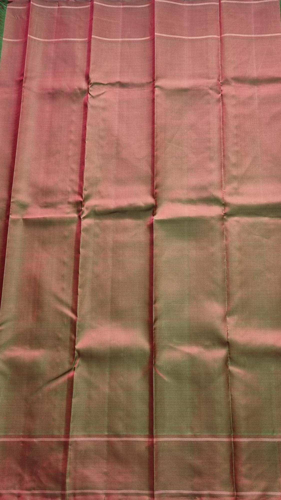 Kanjivaram Silk orange and manthulir
