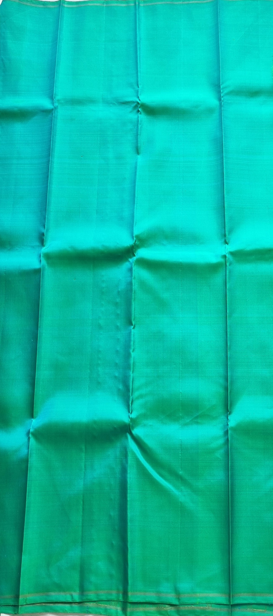 Kanjivaram Silk aqua blue and green
