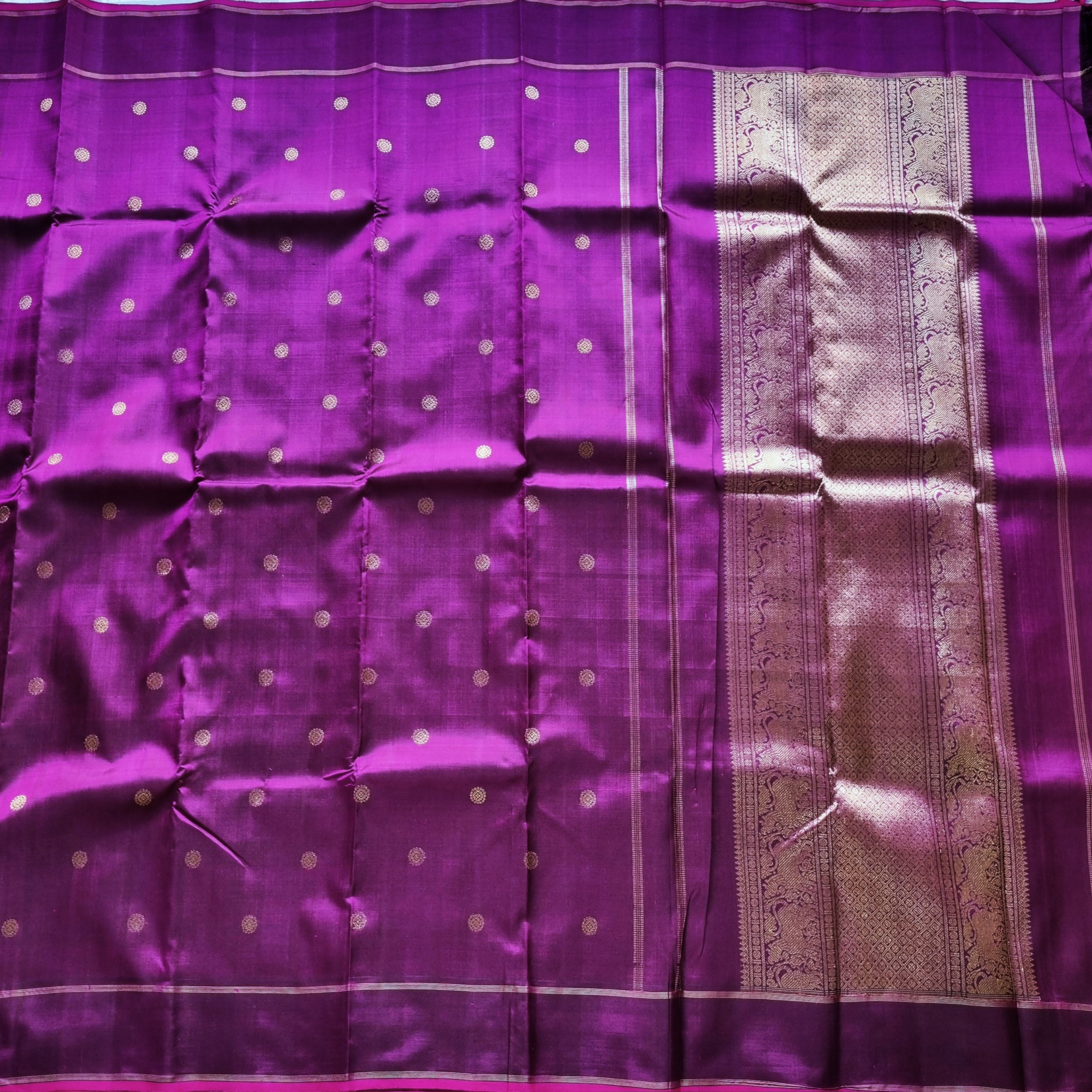 Kanjivaram Silk royal purple