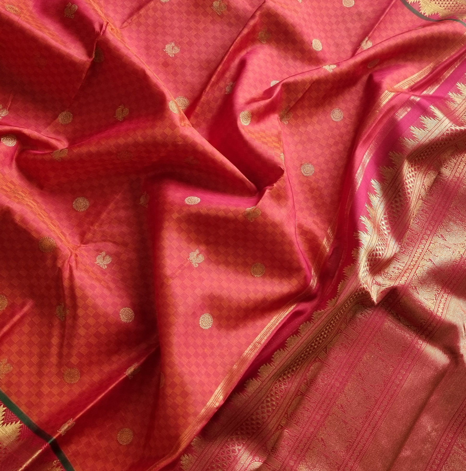 Kanjivaram Silk Paimadi with annam chakram