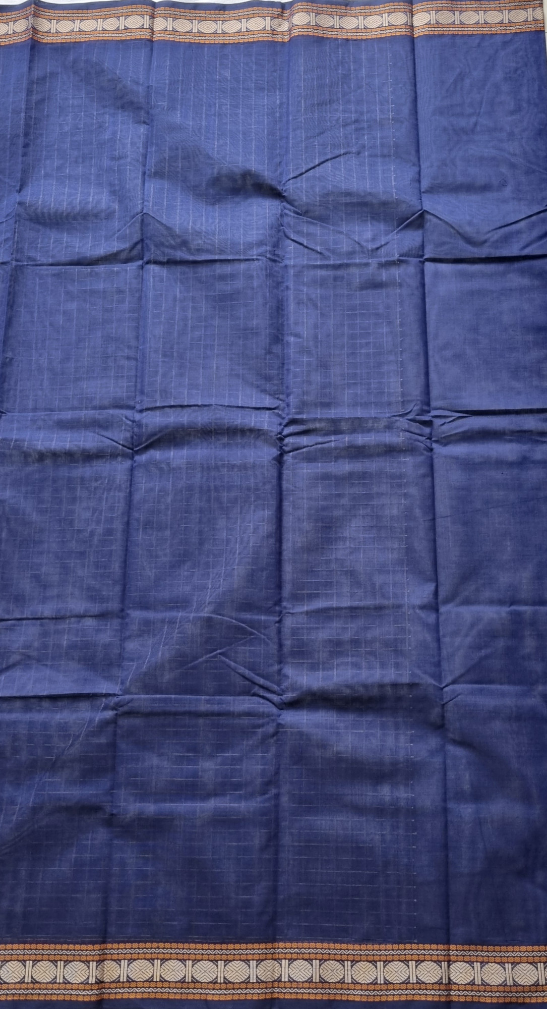 Kanchi Cotton blue checked