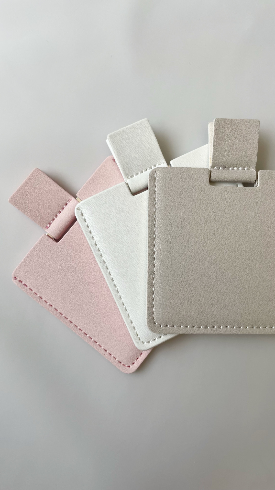   - Small leather mirror