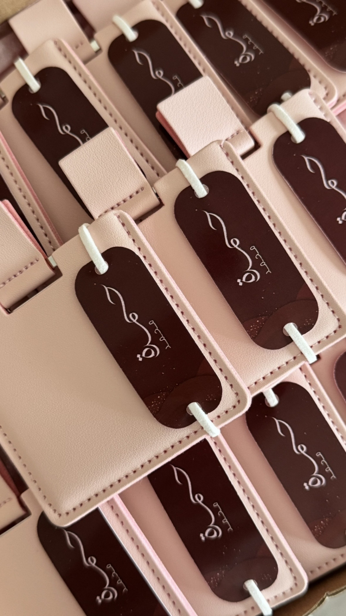  - Small leather mirror