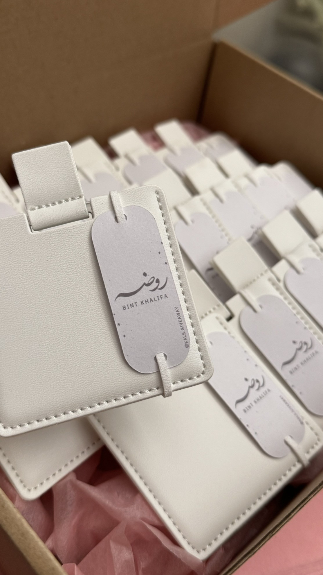   - Small leather mirror