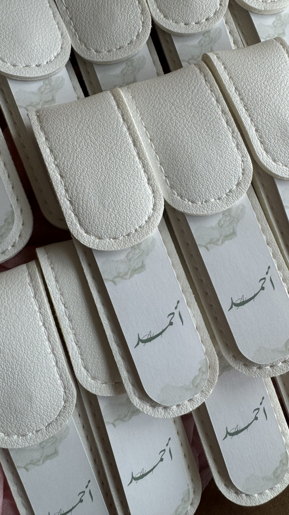      - Glass file with leather case