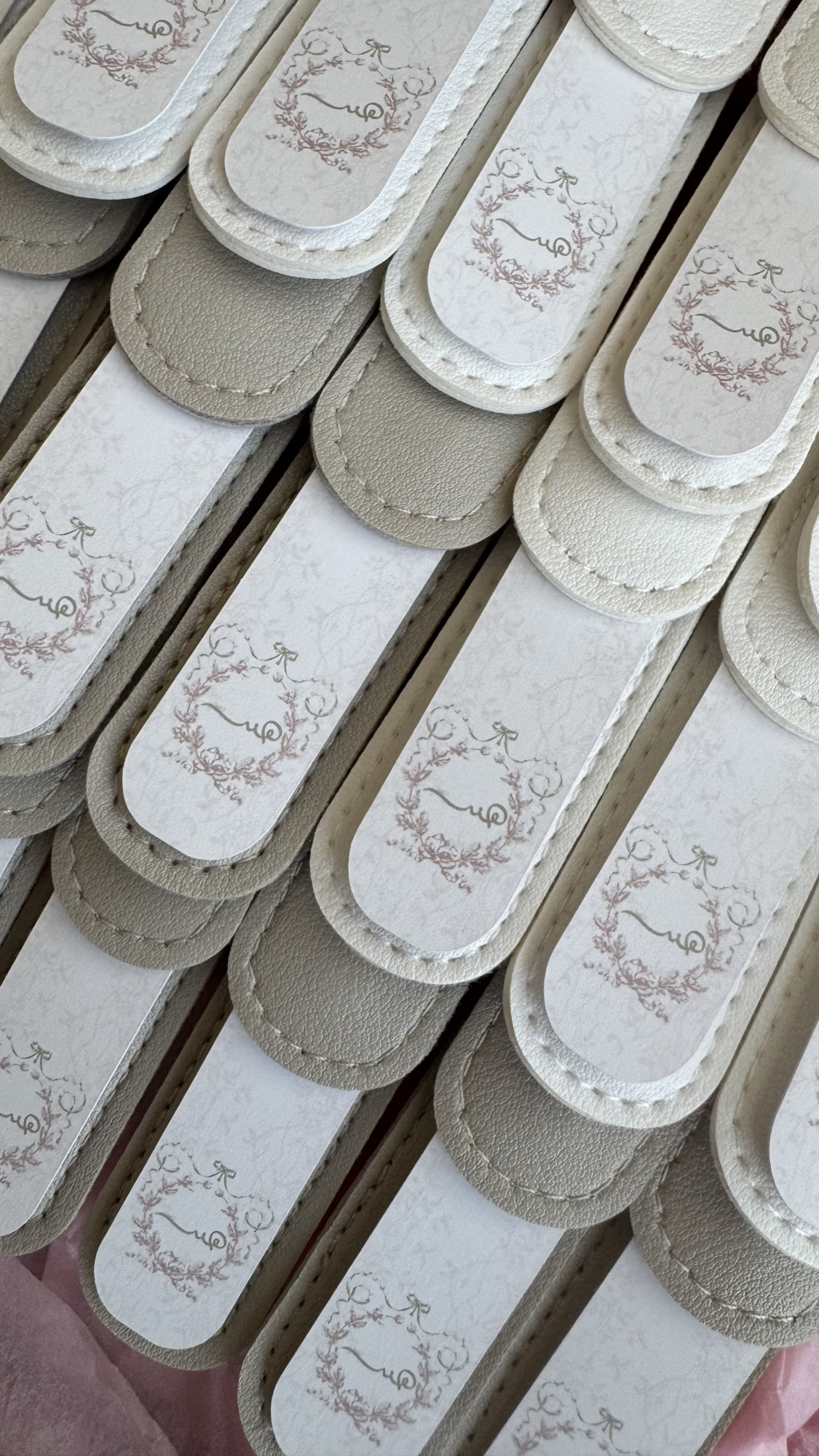      - Glass file with leather case